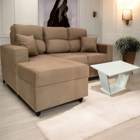 SOFA SAN LORENZO 2+CHAISE BEIGE