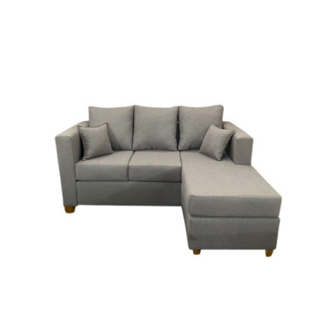 SOFA TOBATI 2 LUGARES+ CHAISE Movible Marrón Pino