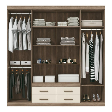 ROPERO NAPOLES 8.4 JATOBA/ARENA