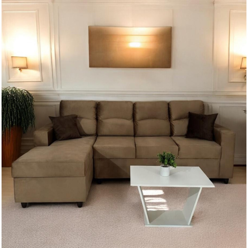 SOFA SAN LORENZO 3 + CHAISE BEIGE SOFA SAN LORENZO 3 + CHAISE BEIGE