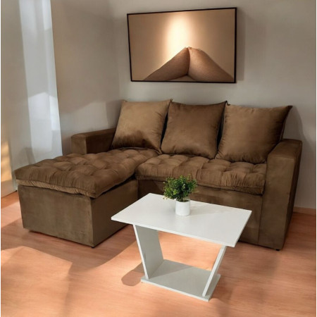 SOFA ATYRA 2 + CHAISE BEIGE