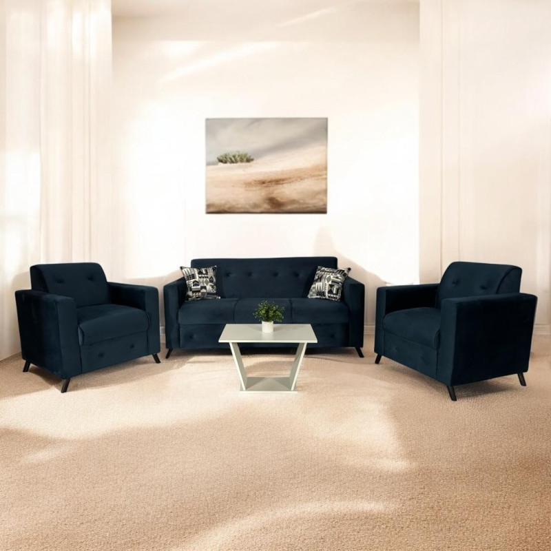 SOFA ITAUGUA 3+1+1 AZUL