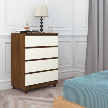 COMODA TURIN IMBUIA/CHAMPAGNE