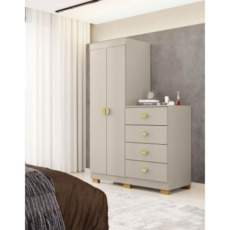 ROPERO CON COMODA CRISTAL FENDI