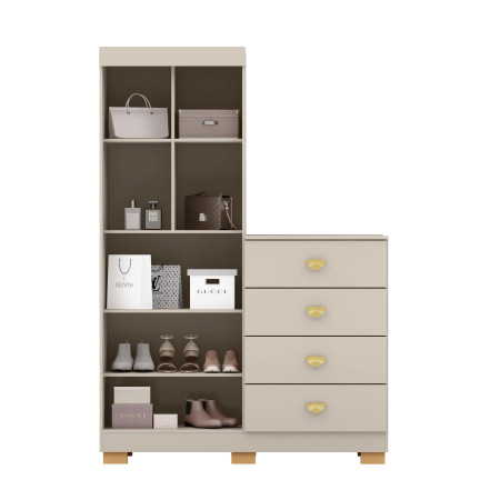 ROPERO CON COMODA CRISTAL FENDI