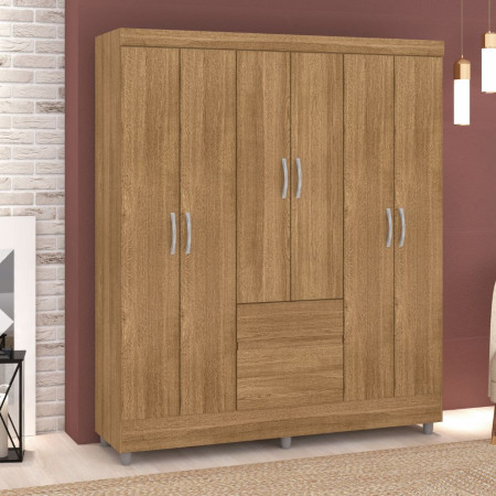 ROPERO ALPES 6 PUERTAS NATURE