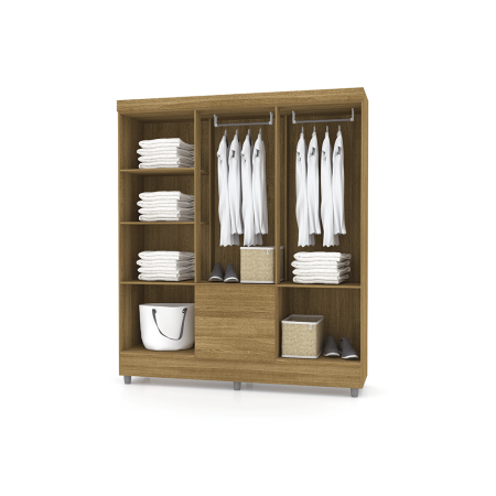 ROPERO ALPES 6 PUERTAS NATURE