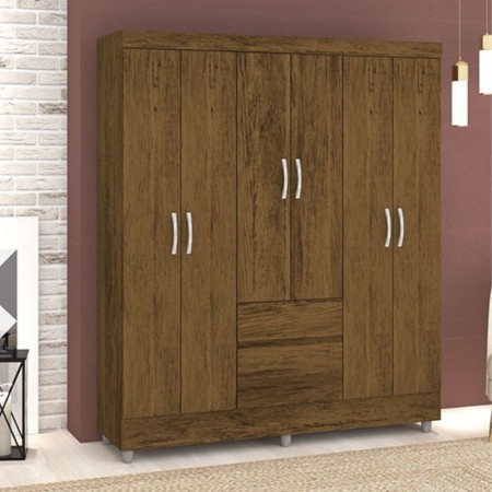 copia de ROPERO ALPES 6 PUERTAS IMBUIA/RUSTICO