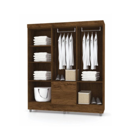 copia de ROPERO ALPES 6 PUERTAS IMBUIA/RUSTICO