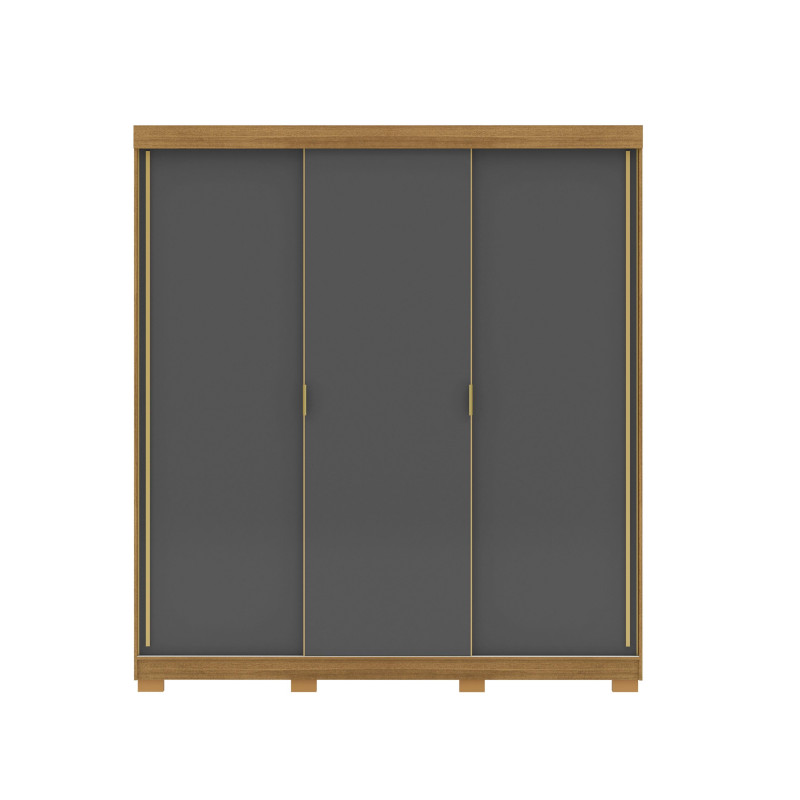 ROPERO PORTO 3 PUERTAS CORREDIZAS NATURE/ALASCA