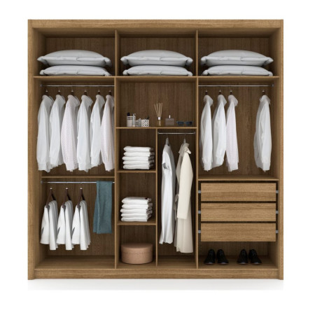 ROPERO DUBAI 6 PUERTAS NATURE