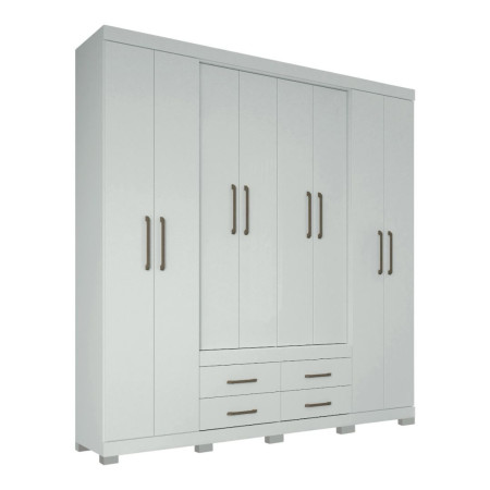 ROPERO NAPOLES 8 PUERTAS BLANCO