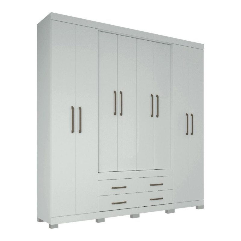 ROPERO NAPOLES 8 PUERTAS BLANCO