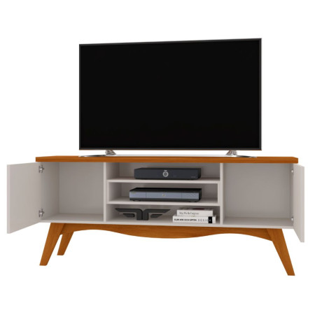 RACK BANCADA FLORENCA PARA TV DE 70” OFF WHITE/MATE