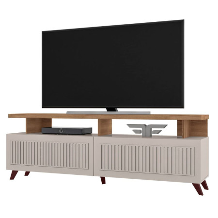 RACK BANCADA FLORENCA PARA TV DE 70” OFF WHITE/MATE