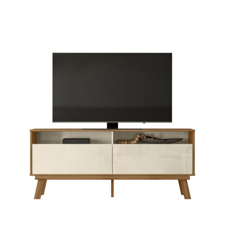 RACK BANCADA FLORENCA PARA TV DE 70” OFF WHITE/MATE
