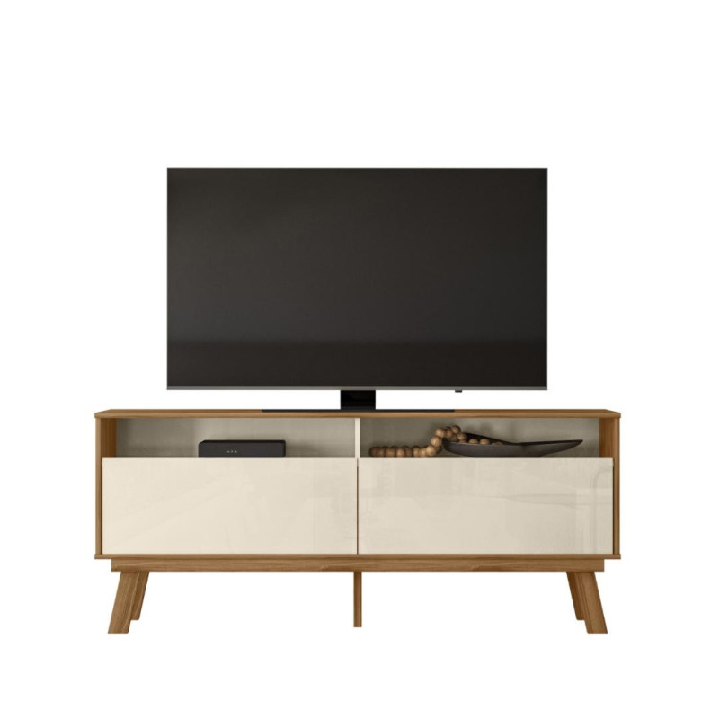 RACK BANCADA FLORENCA PARA TV DE 70” OFF WHITE/MATE