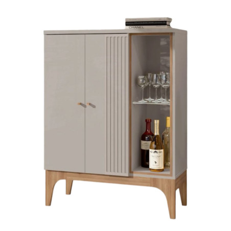 RACK BANCADA FLORENCA PARA TV DE 70” OFF WHITE/MATE