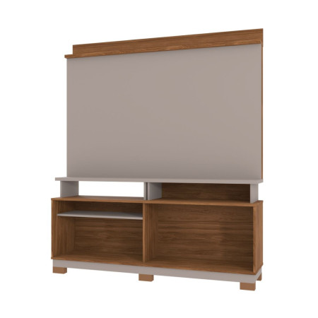 ESTANTE HOME TEATHER DALLAS 1.6 FLEX P/ TV HASTA 65" GRIGIO FOSCO/CINAMOMO MEL