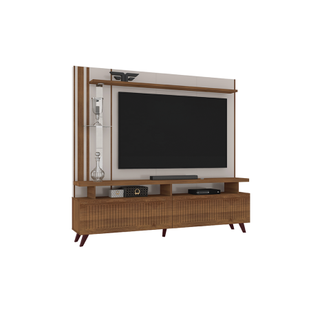 ESTANTE HOME VEGA P/ TV HASTA 65" OFF WHITE/MATTE