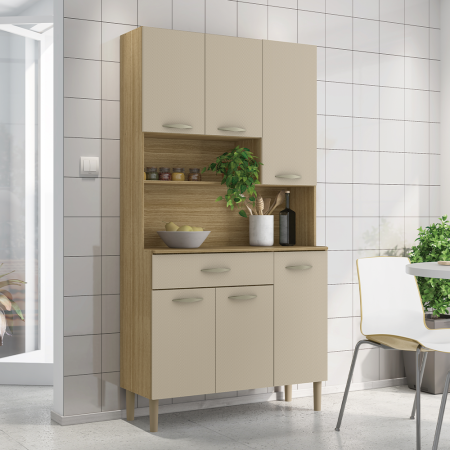 KIT DE COCINA APOLO FREIJO/VAINILLA