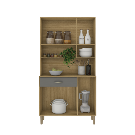 KIT DE COCINA APOLO FREIJO/GRIS