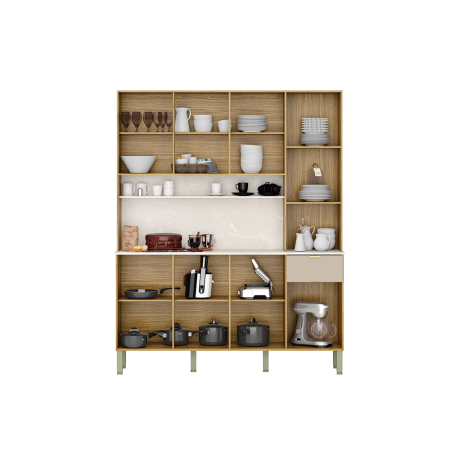 KIT DE COCINA SLOW FREIJO VAINILLA/ RISCATTO FREIJO