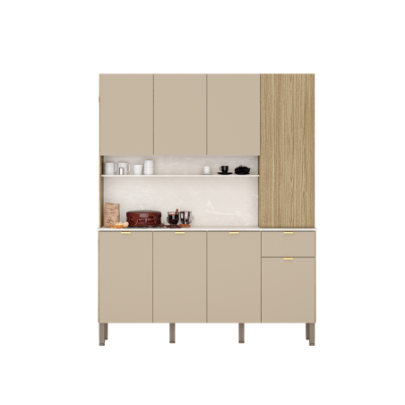 KIT DE COCINA SLOW FREIJO VAINILLA/ RISCATTO FREIJO