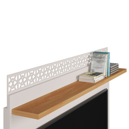 PANEL WIN NEW PARA TV DE 55"  OFF WHITE / CEDRO