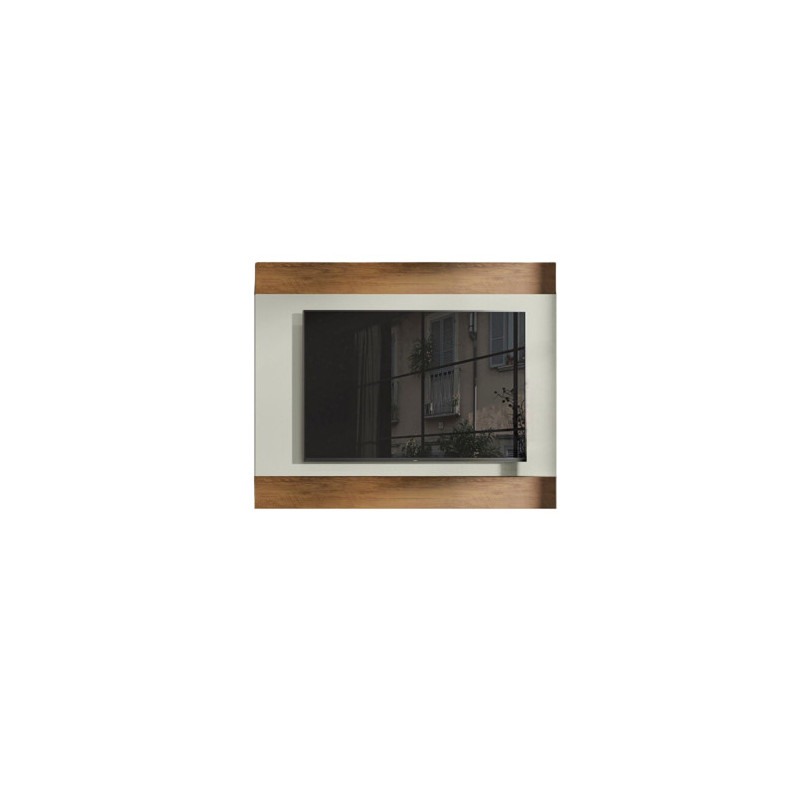 PANEL SUIZA P/TV 60" FREIJO/CINZA CRISTAL