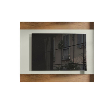 PANEL SUIZA P/TV 60" FREIJO/CINZA CRISTAL