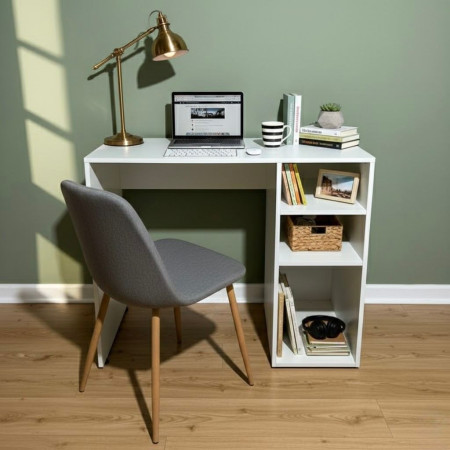 ESCRITORIO 03 CON NICHOS AC&H BLANCO