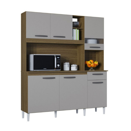 KIT COCINA BARBARA 1,60  CASTAÑO/OFF WHITE