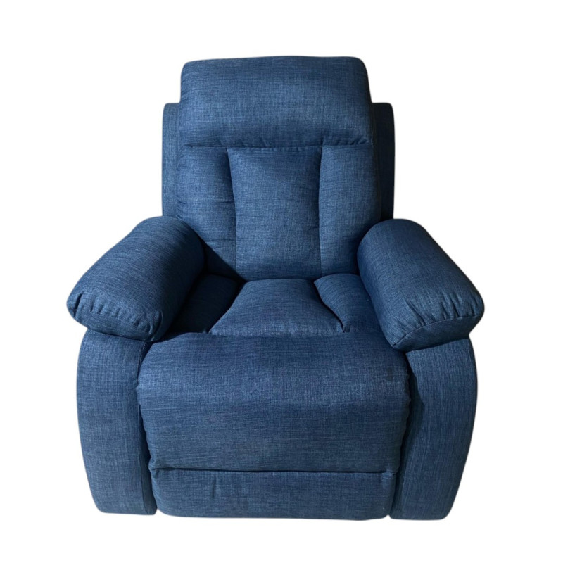 SILLON RECLINABLE BERLIN AZUL