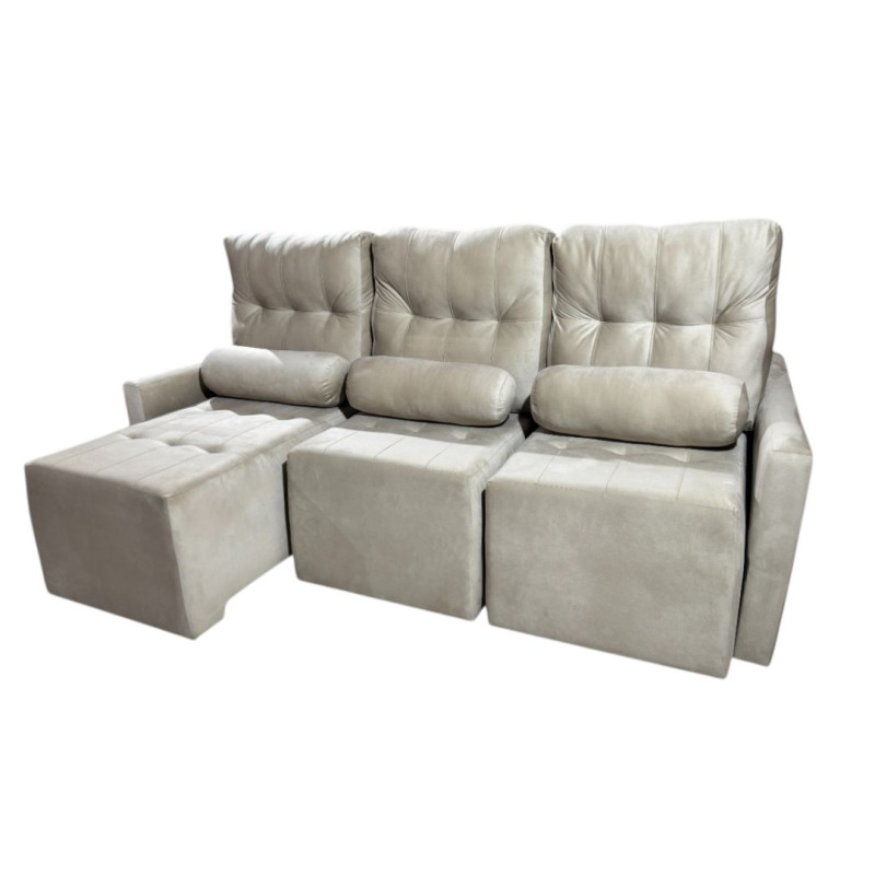SOFÁ RETRÁCTIL AYOLAS 3 LUGARES BEIGE