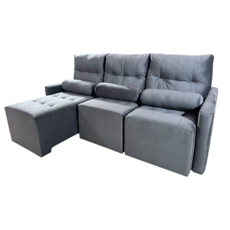 SOFÁ RETRÁCTIL AYOLAS 3 LUGARES GRIS