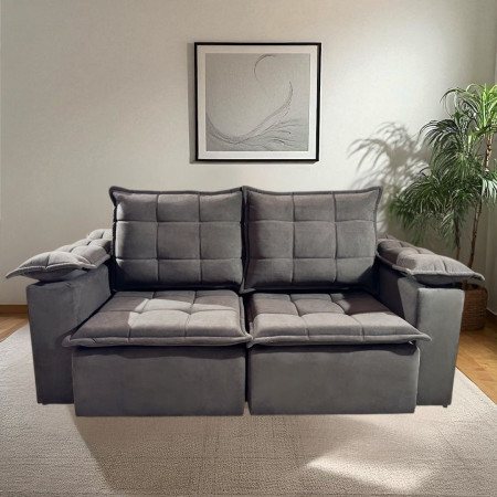 SOFÁ RETRÁCTIL BOQUERON 2 LUGARES MARRÓN