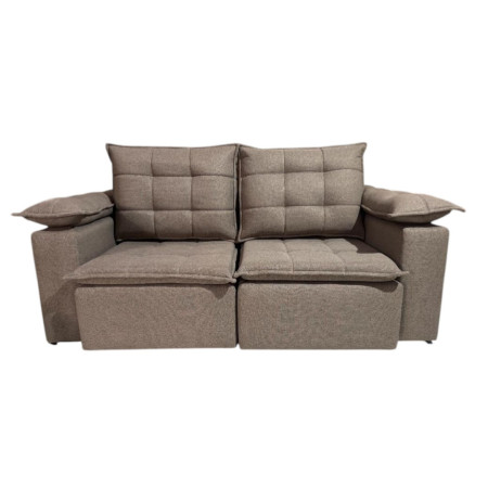 SOFÁ RETRÁCTIL BOQUERON 2 LUGARES MARRÓN PINO