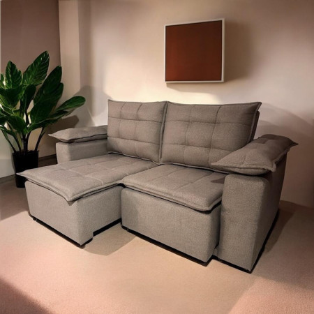 SOFÁ RETRÁCTIL BOQUERON 2 LUGARES MARRÓN PINO