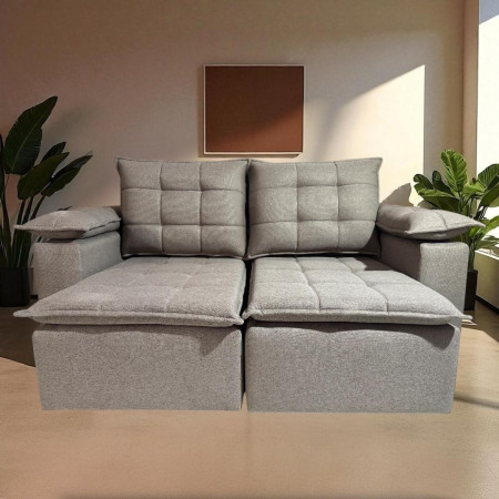 SOFÁ RETRÁCTIL BOQUERON 2 LUGARES MARRÓN PINO