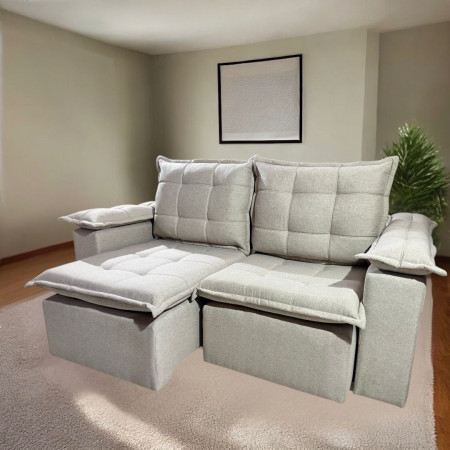 SOFÁ RETRÁCTIL BOQUERON 2 LUGARES BEIGE