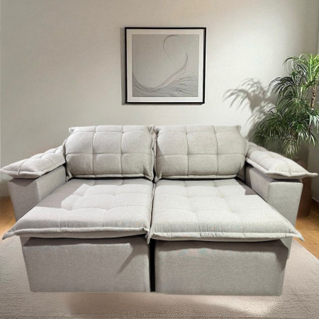 SOFÁ RETRÁCTIL BOQUERON 2 LUGARES BEIGE