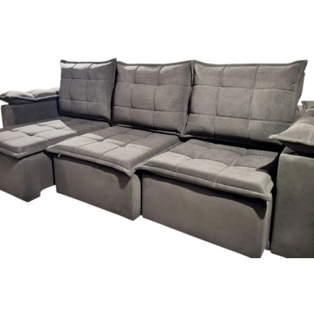 SOFÁ RETRÁCTIL BOQUERON 3 LUGARES MARRÓN