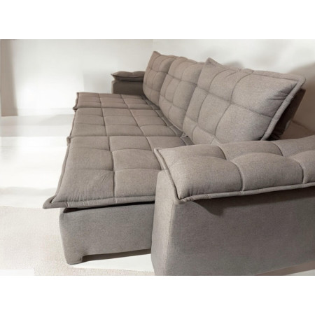 SOFÁ RETRÁCTIL BOQUERON 3 LUGARES MARRÓN PINO