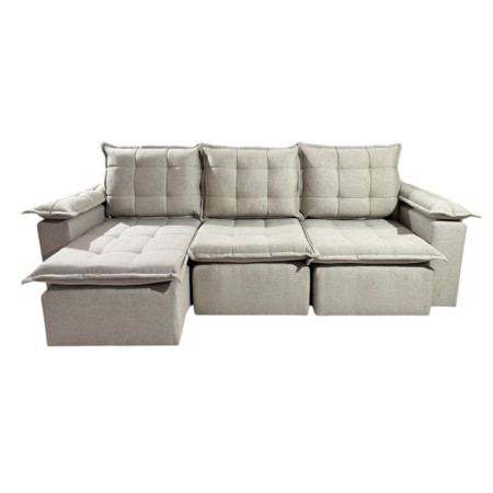 SOFÁ RETRÁCTIL BOQUERON 3 LUGARES BEIGE