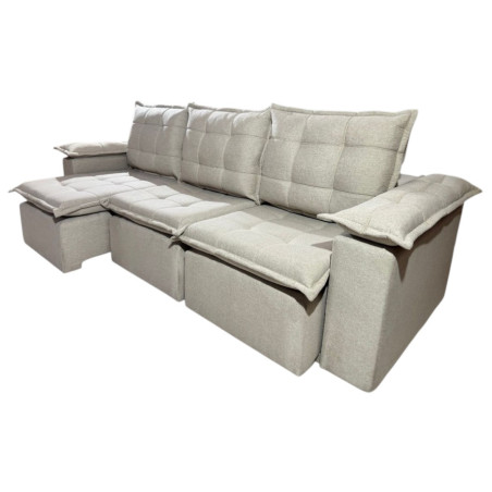 SOFÁ RETRÁCTIL BOQUERON 3 LUGARES BEIGE