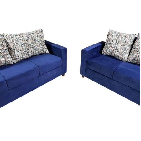 SOFA YPACARAI 3-2 LUGARES AZUL + MESITA DE RAGALO