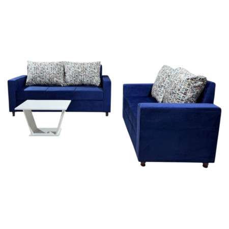 SOFA YPACARAI 3-2 LUGARES AZUL + MESITA DE RAGALO