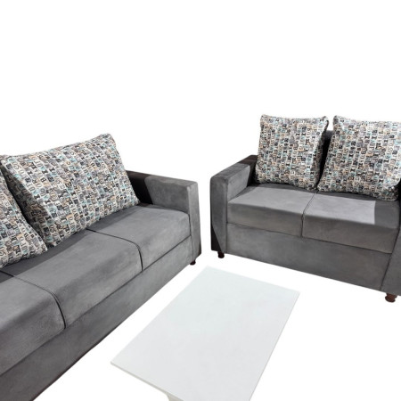 SOFA YPACARAI 3-2 LUGARES GRIS + MESITA DE RAGALO