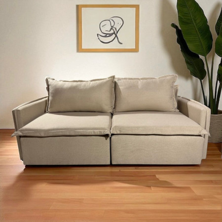SOFA CAMA RETRACTIL ASUNCIÓN BEIGE